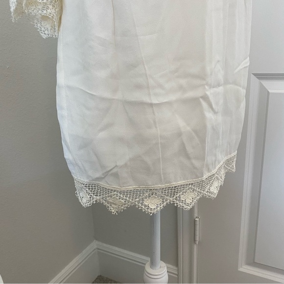 Saylor Leora White Lace Dress Medium From Revolve - Picture 4 of 13